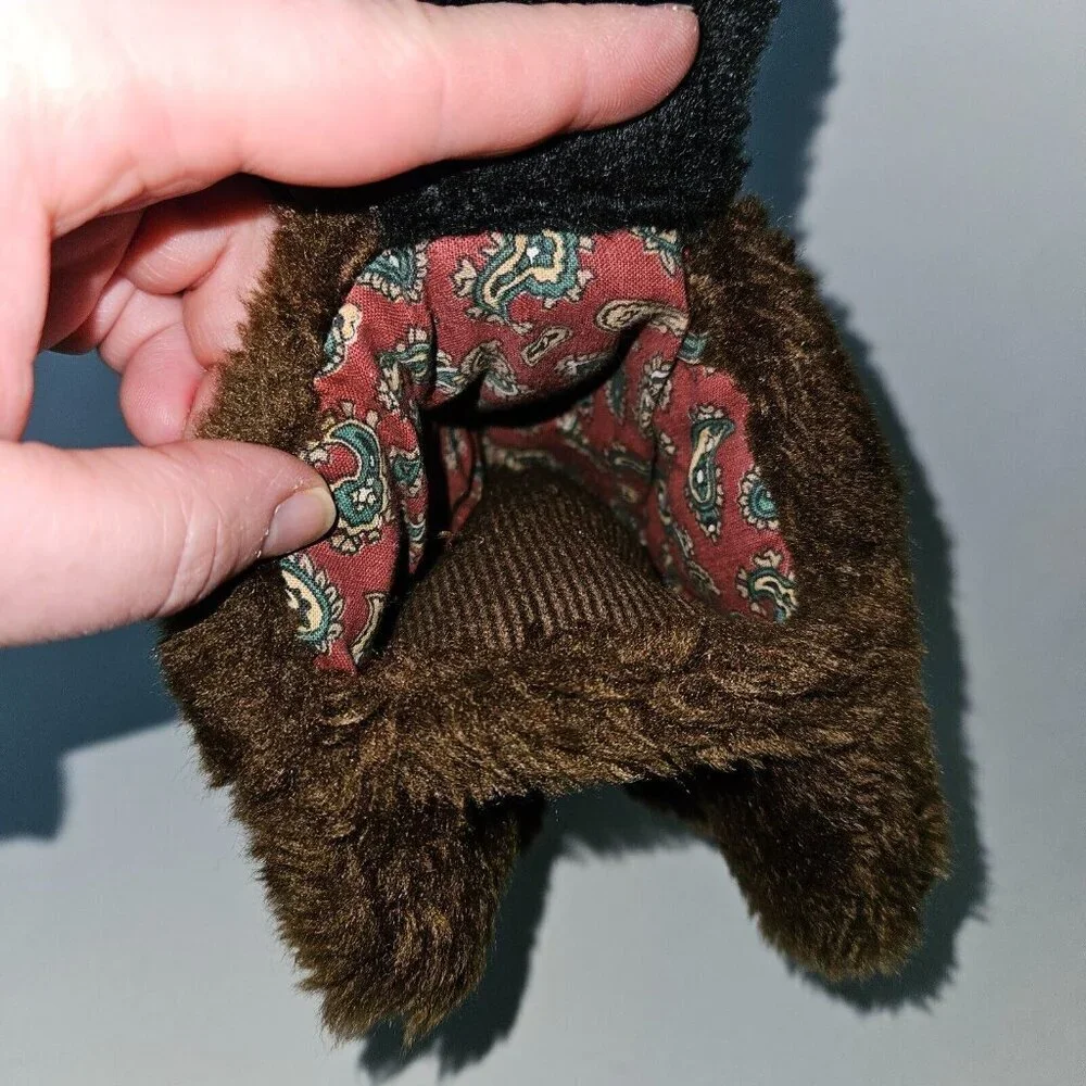 VTG Brown Beaver Hand Puppet Plush 8